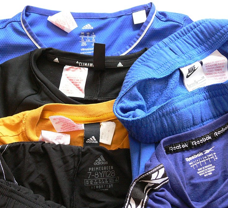 Sportpaket - ca. 7-10 Jahre - Markenmix