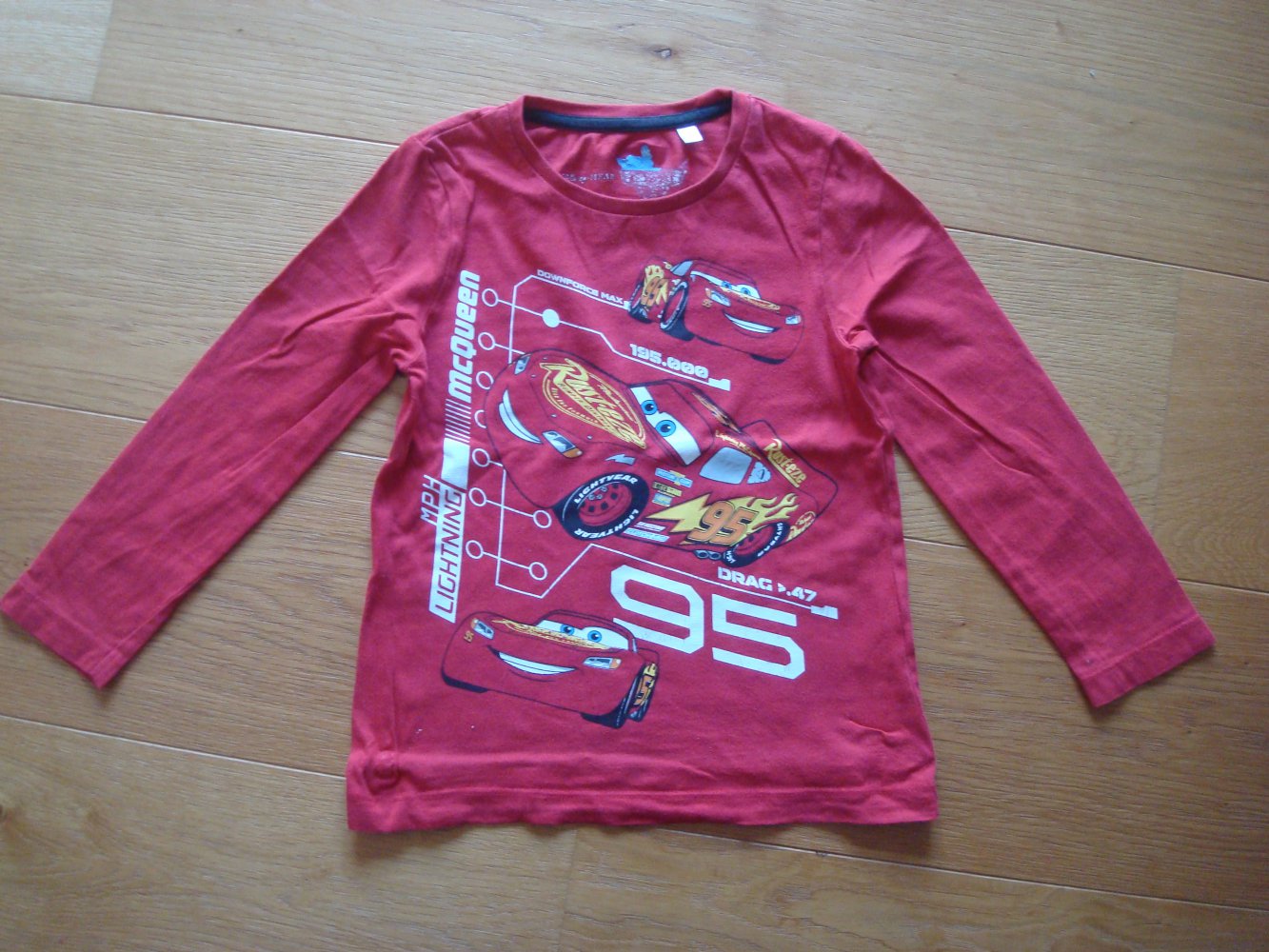 Shirt, Langarmshirt, Longsleeve Cars Lightning McQueen