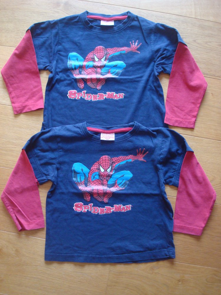 Langarmshirt, Shirt. Longsleeve 2 Stück Spiderman