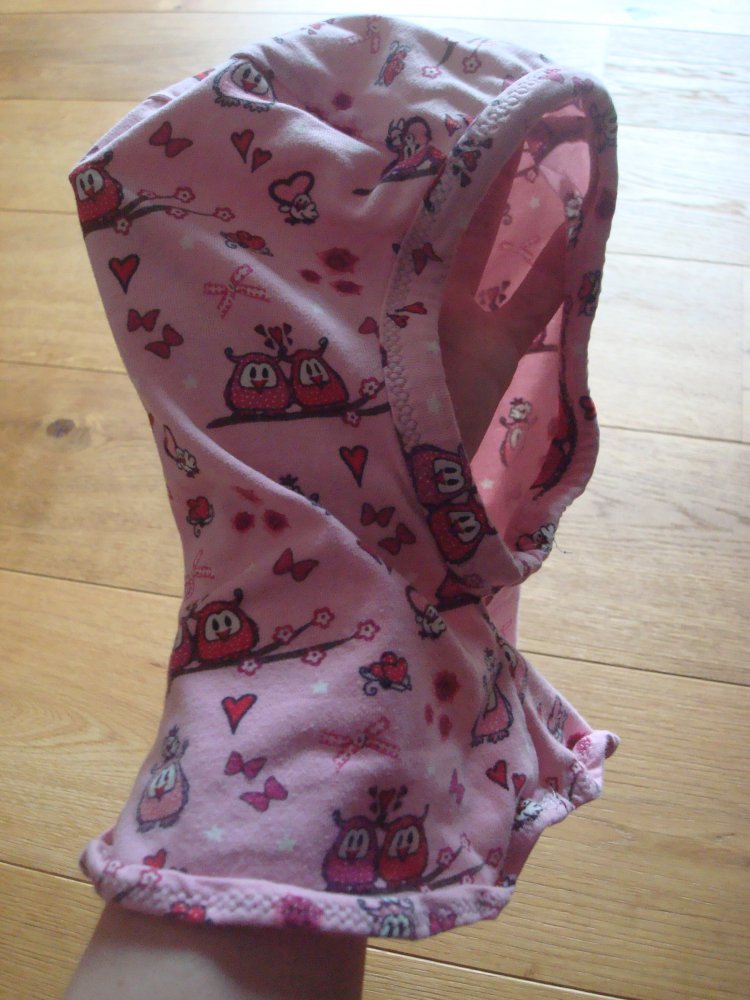 süße Mütze, Schalmütze, Schlauchmütze Handmade mit Eulen