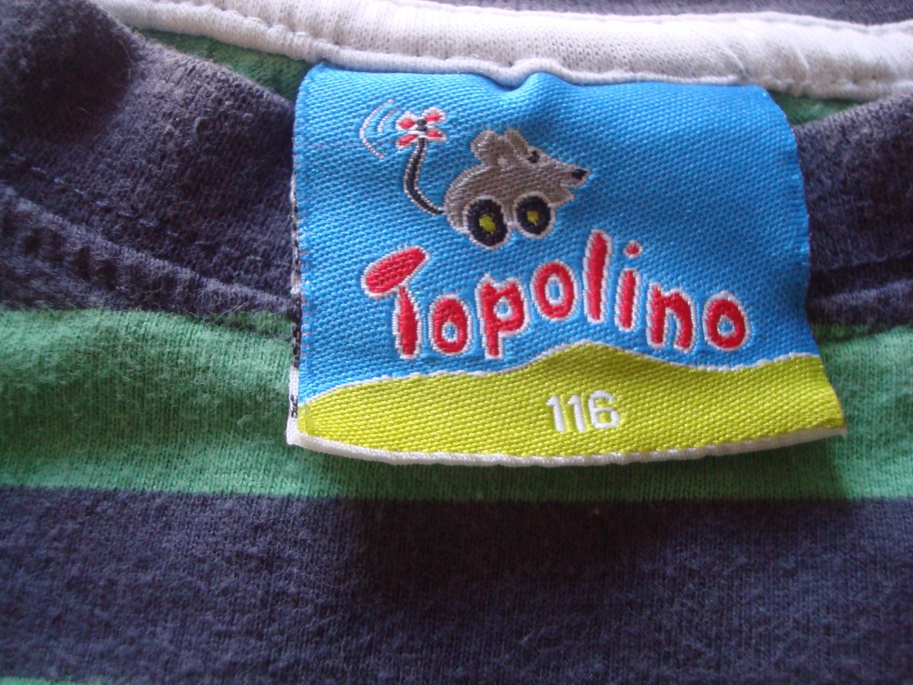 gestreiftes Shirt, Langarmshirt von Topolino