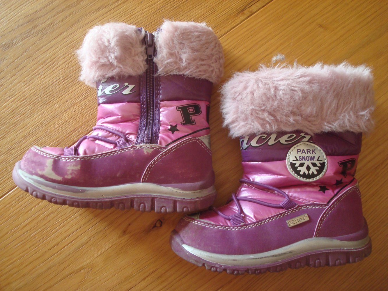 süße gefütterte Winterstiefel für Mädchen