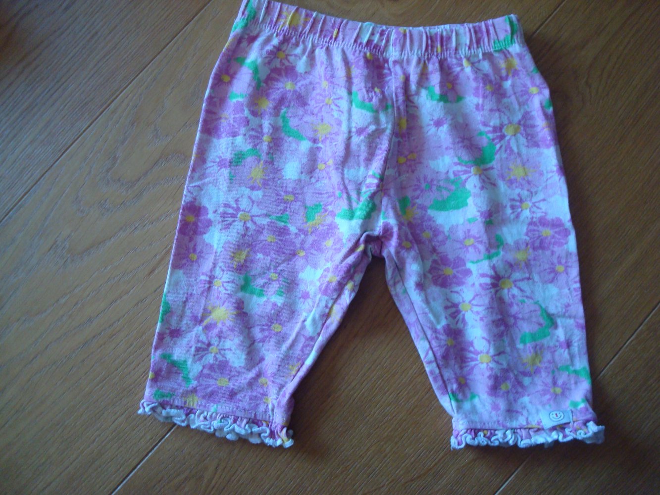 Hose kurz, Leggings kurz mit Blumenmuster