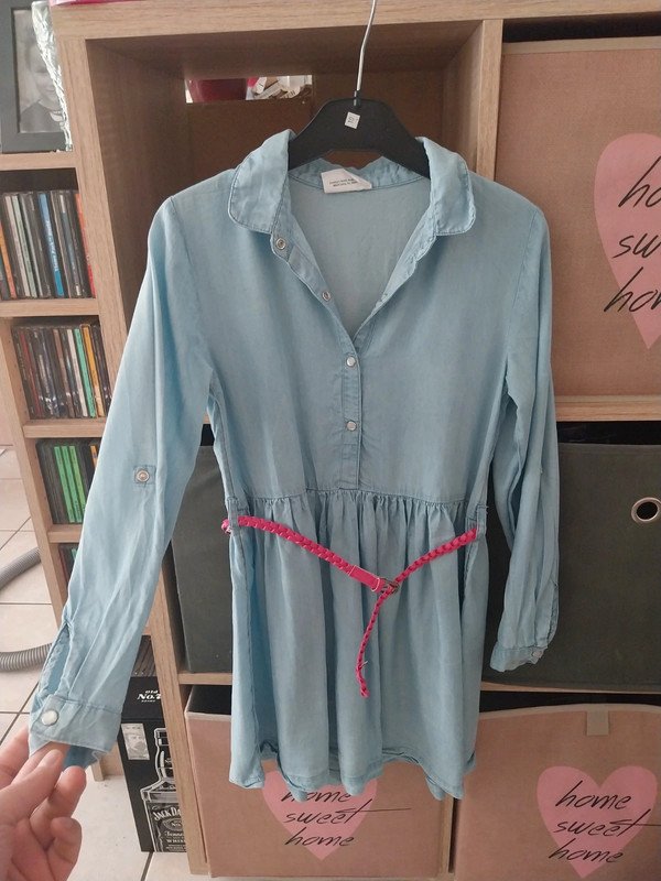 Langarmkleid gr 128 