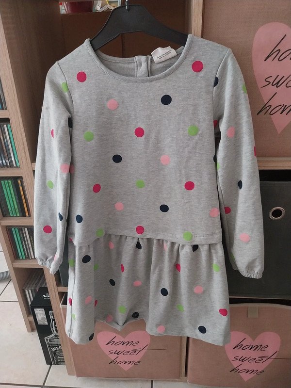 Langarmkleid gr 128 