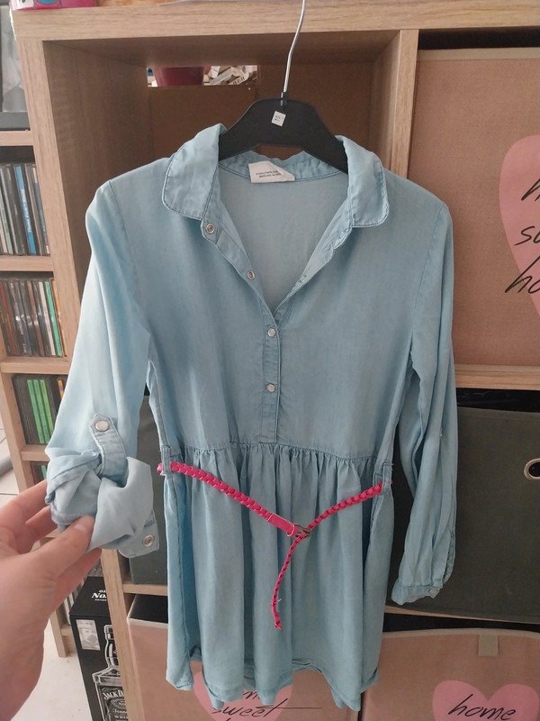 Langarmkleid gr 128 