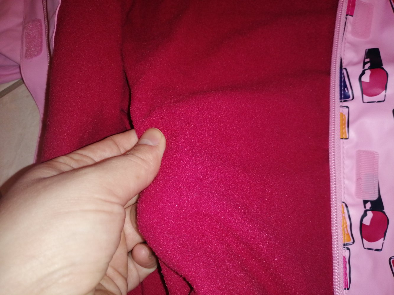 Matsch- und Buddeljacke Mädchen, mit Reflektoren, Fleece-Futter, wasserdicht Gr 98/104