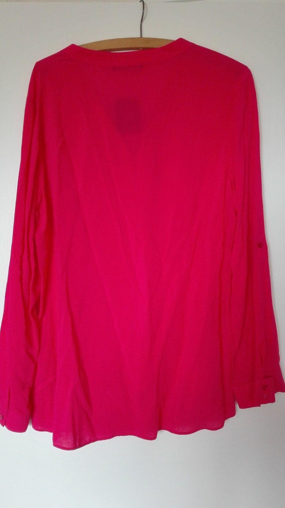 Neu - Primark: pinke Langarmbluse Gr. 40