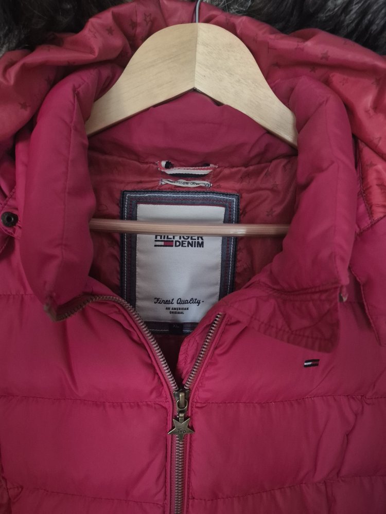 Tommy Hilfiger: Winterjacke in rot Gr. XL
