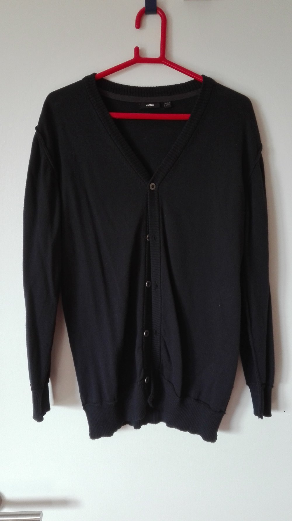 Mexx - schwarze feine Strickjacke Gr. 134/140