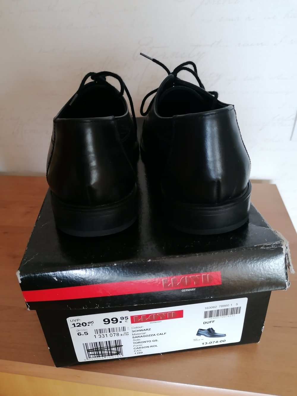 LLOYD schwarze Anzugschuhe Gr. 6,5 (40)