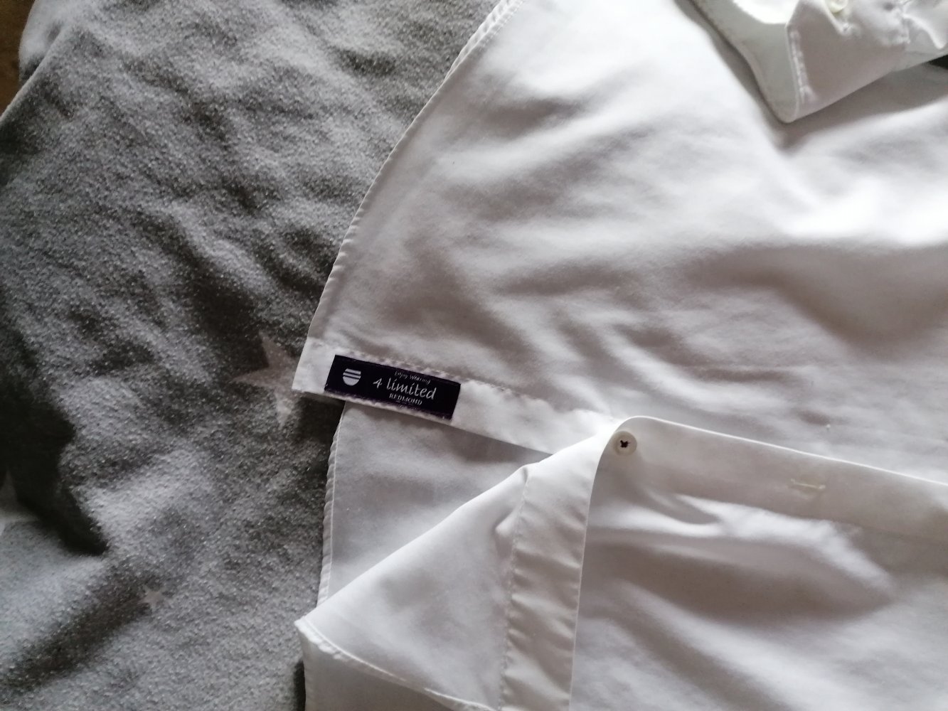 Redmond limited: weißes Anzugshemd; Gr. 35/36 (XS) Slim