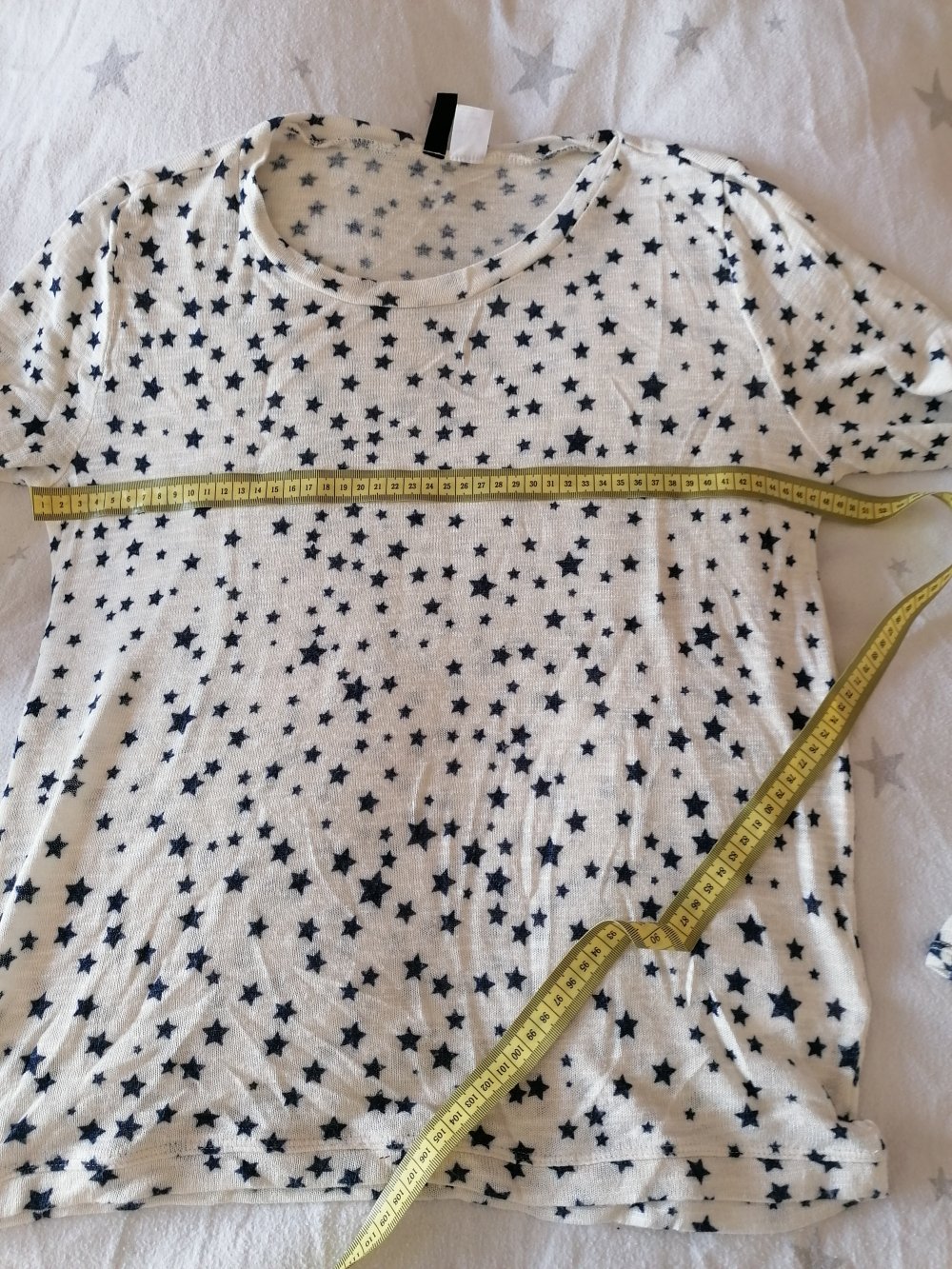 H&M: toller dünner Langarmpulli mit Sternen Gr. S