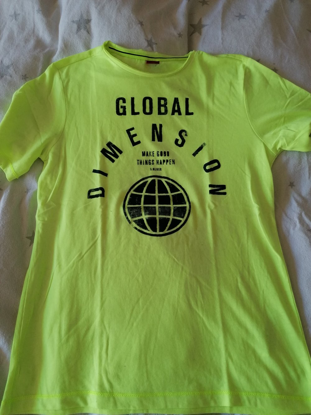 S. Oliver: neongelbes Shirt Gr. 164