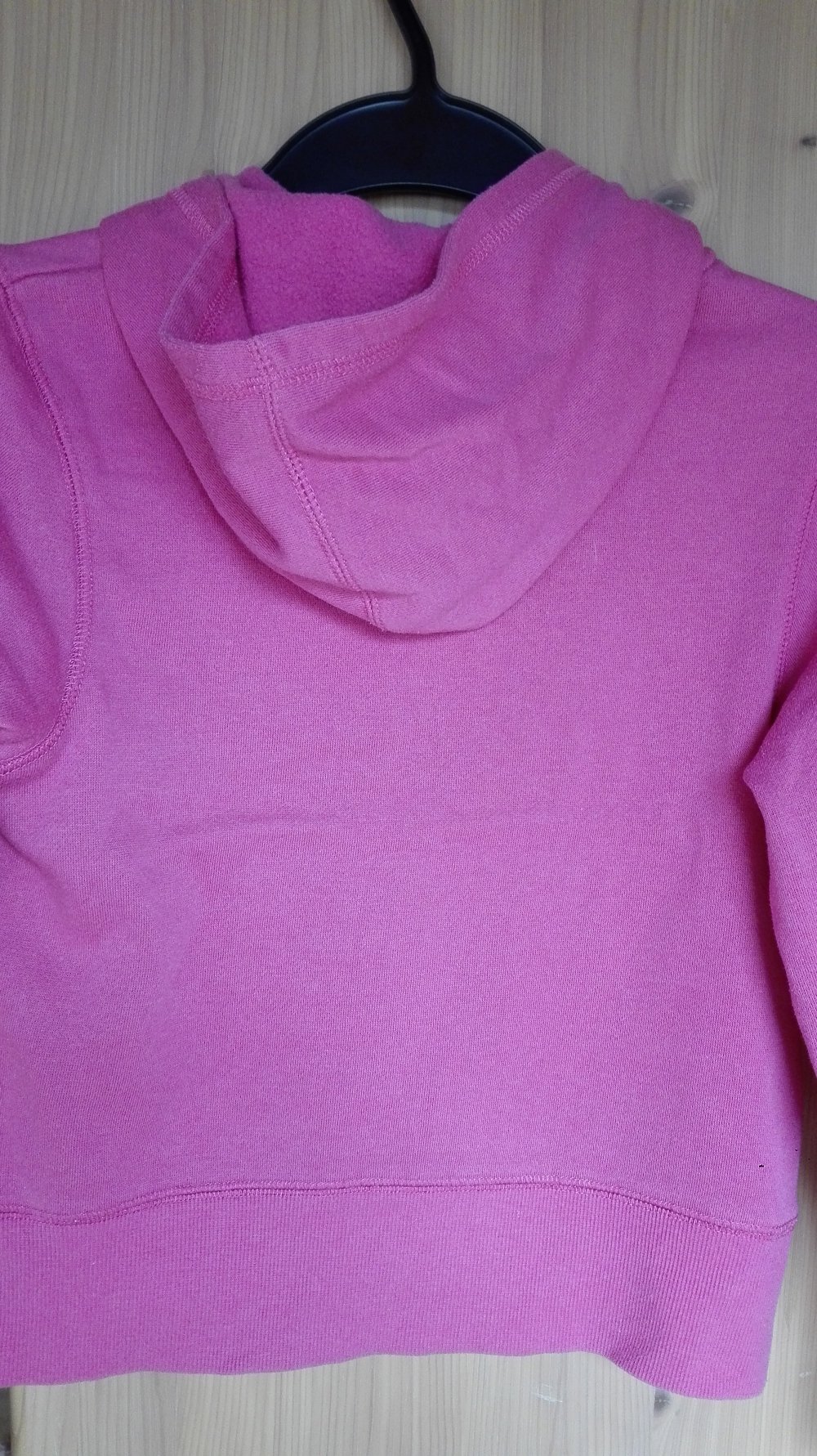 pinker Hoodie mit Aufschrift Gr. 140