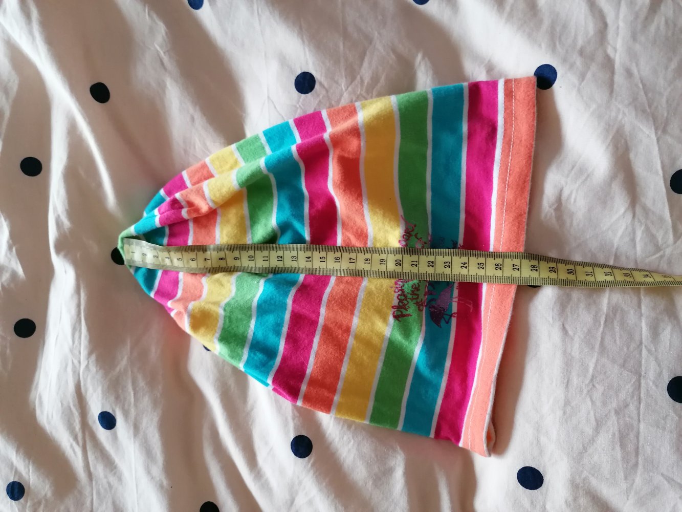 Döll: kunterbunte Beenie-Mütze KU 53cm
