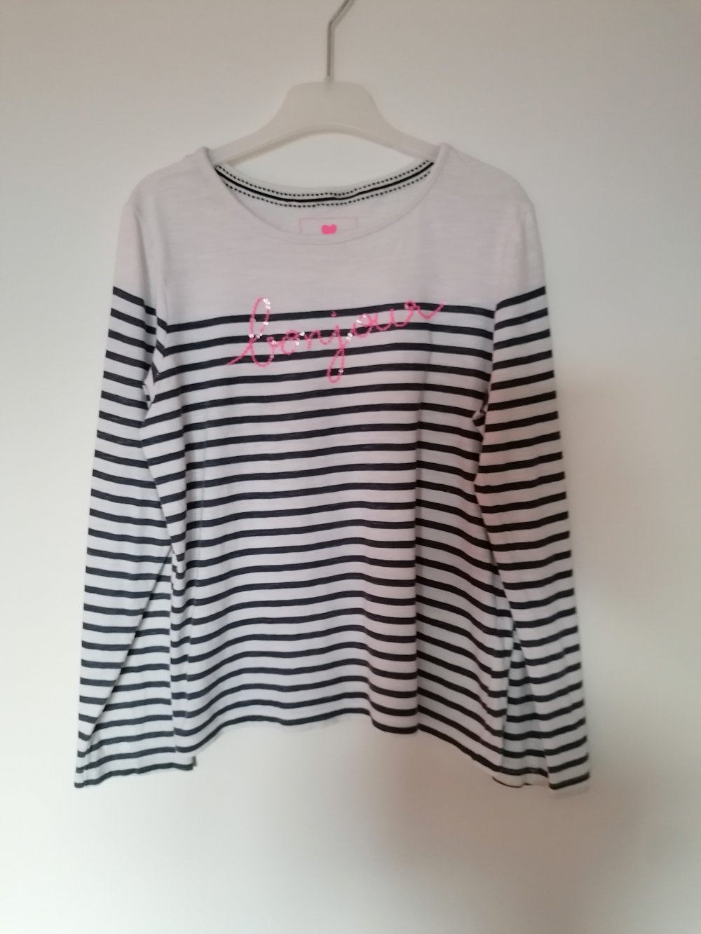 Bluezoo by Debenhams blau / dunkelblau gestreiftes Jersey Shirt Gr 134