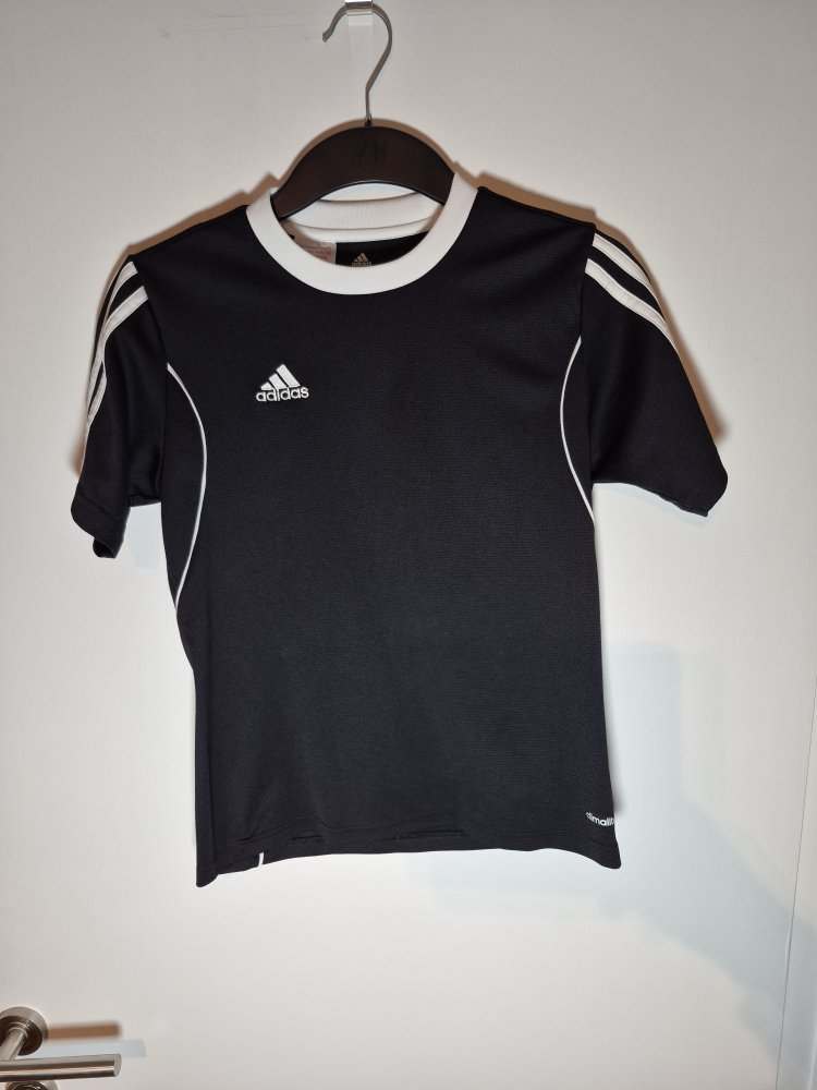 Adidas: schwarzes Sportshirt Gr. 152, top Zustand