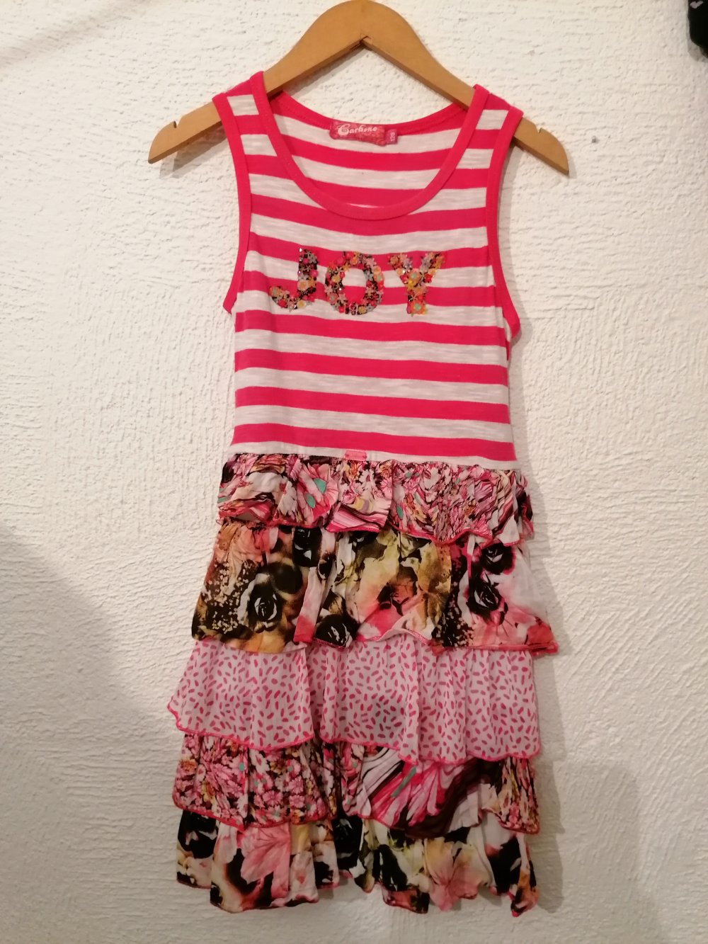 Carbone: buntes Sommerkleid Gr. 128