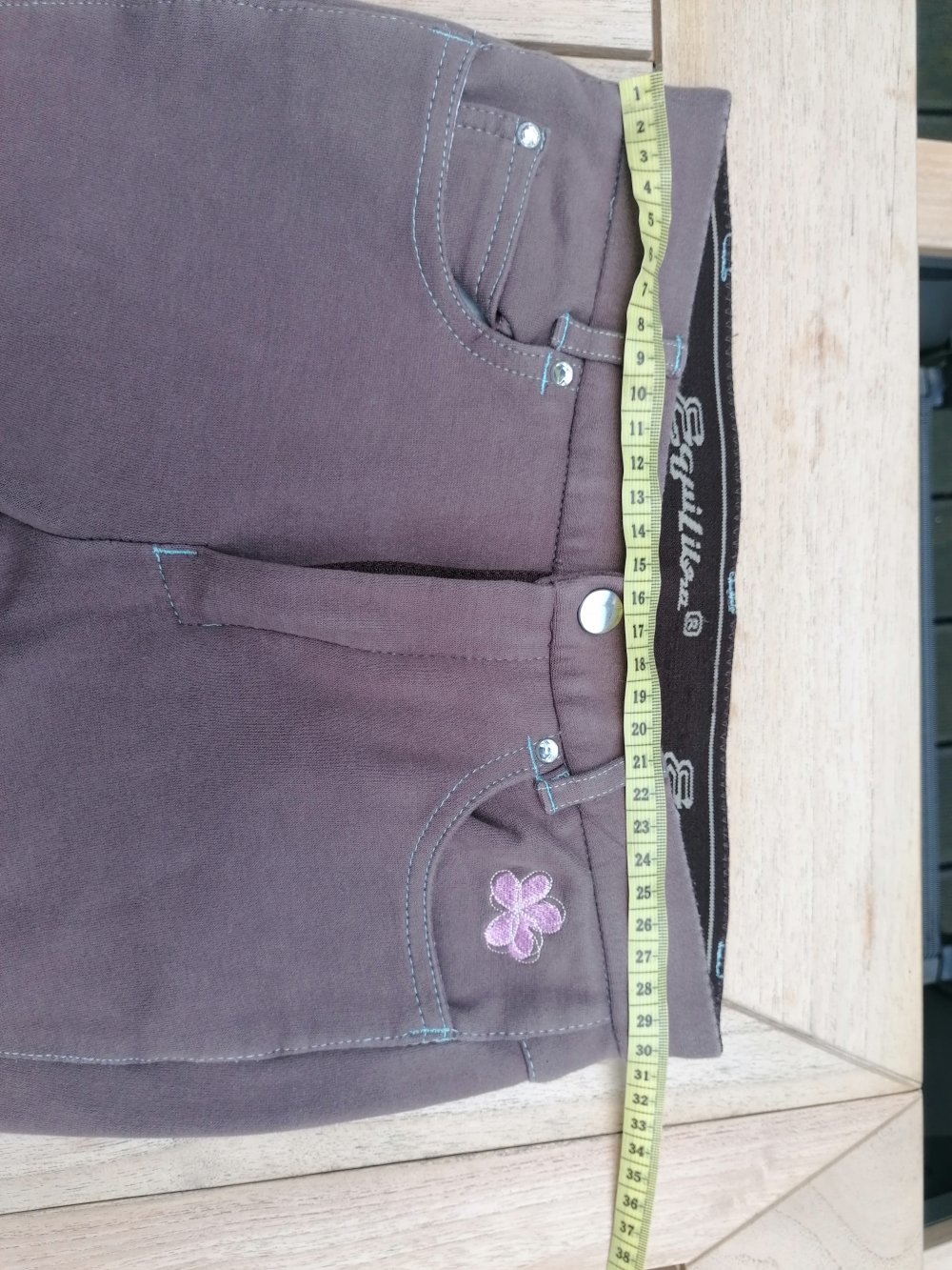 Equilibre: grau-braune Reithose