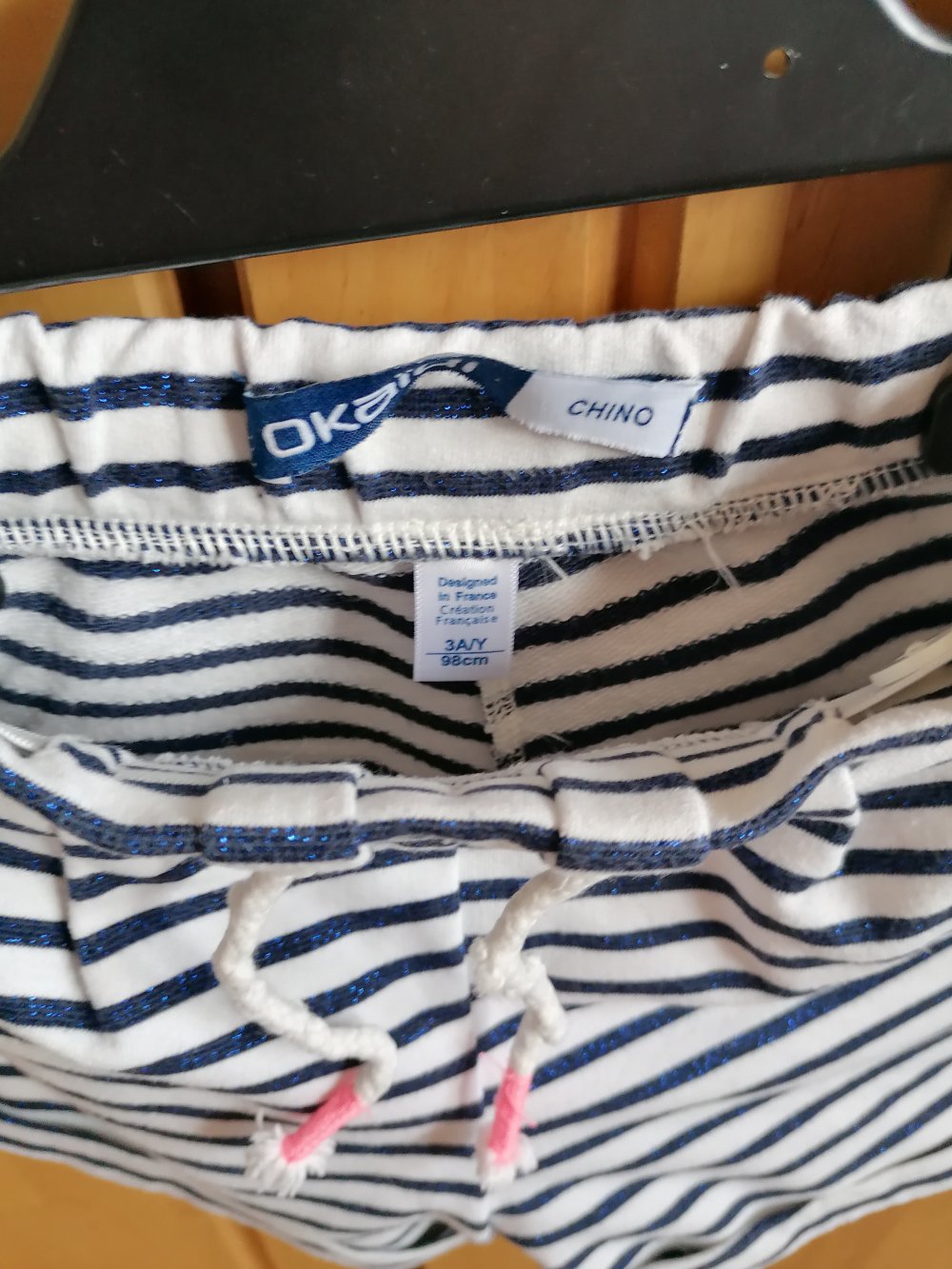 Okaidi: gestreifte Chino Short Gr. 98/104