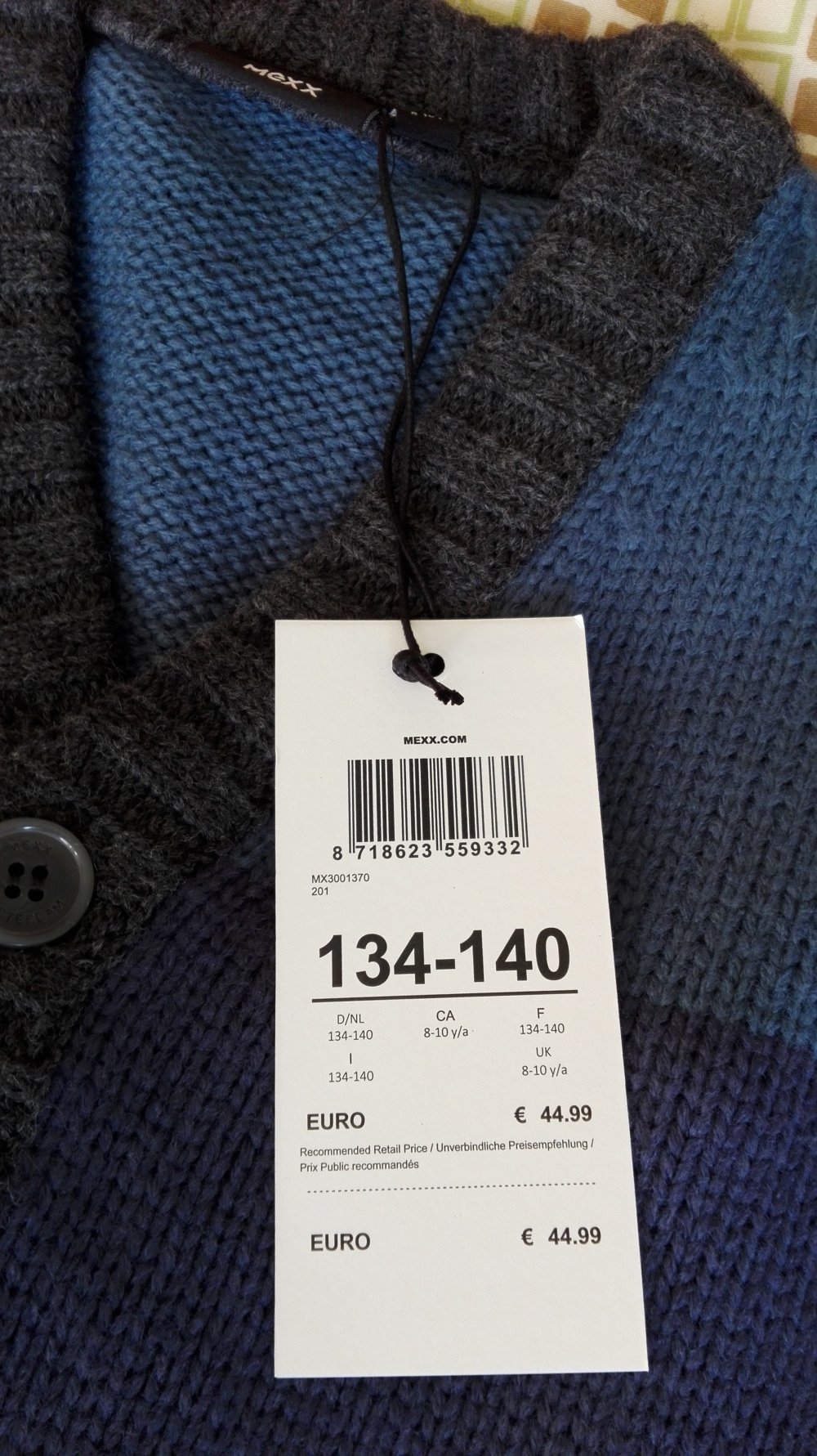 Mexx - tolle Strickjacke Gr. 134-140