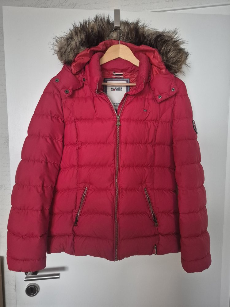 Tommy Hilfiger: Winterjacke in rot Gr. XL