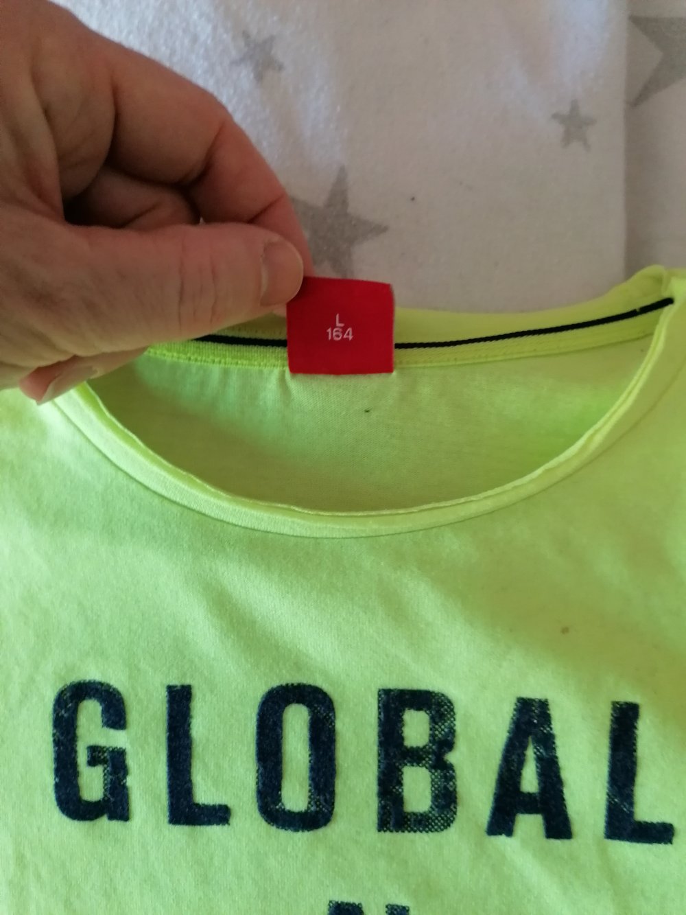 S. Oliver: neongelbes Shirt Gr. 164