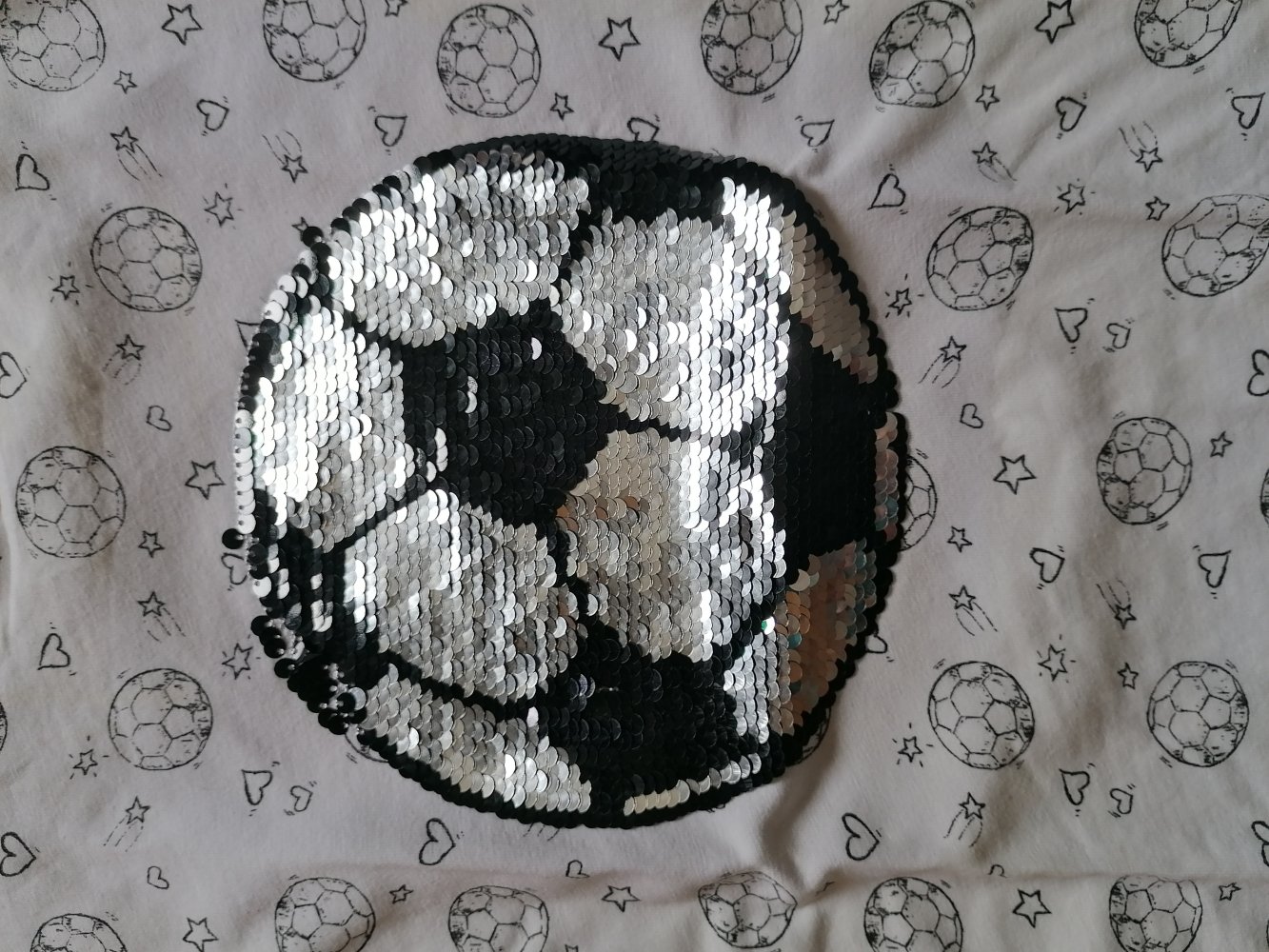 Palomino: Fußballshirt mit Wendepailletten Gr. 134