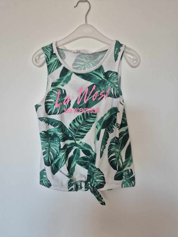 H&M: buntes Sommertop Gr. 146/152