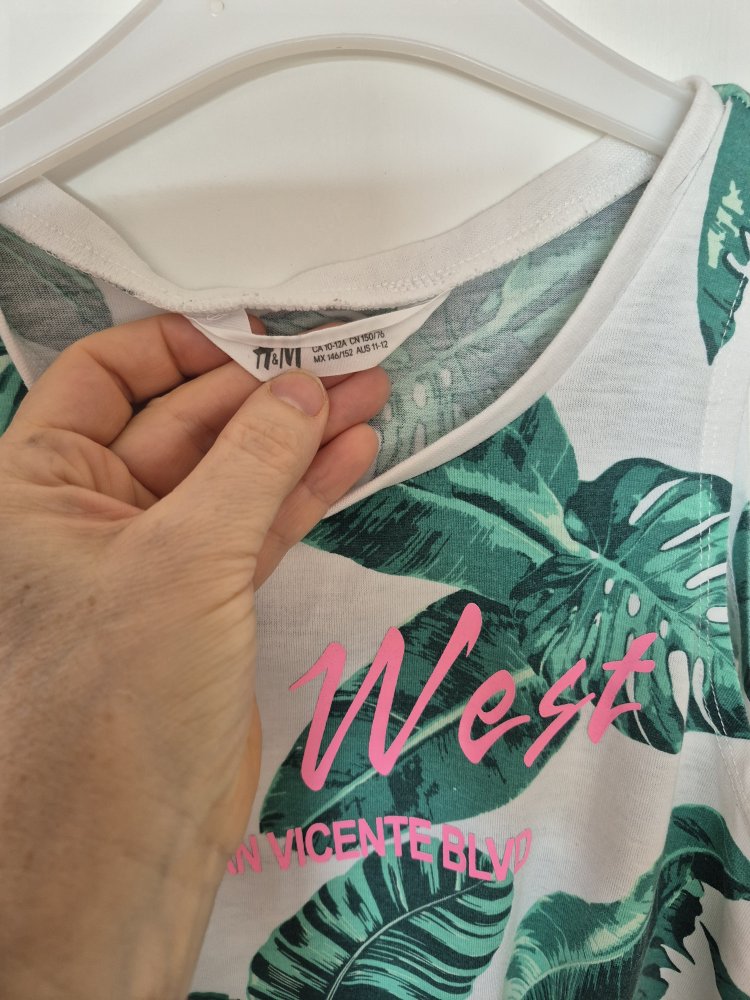 H&M: buntes Sommertop Gr. 146/152