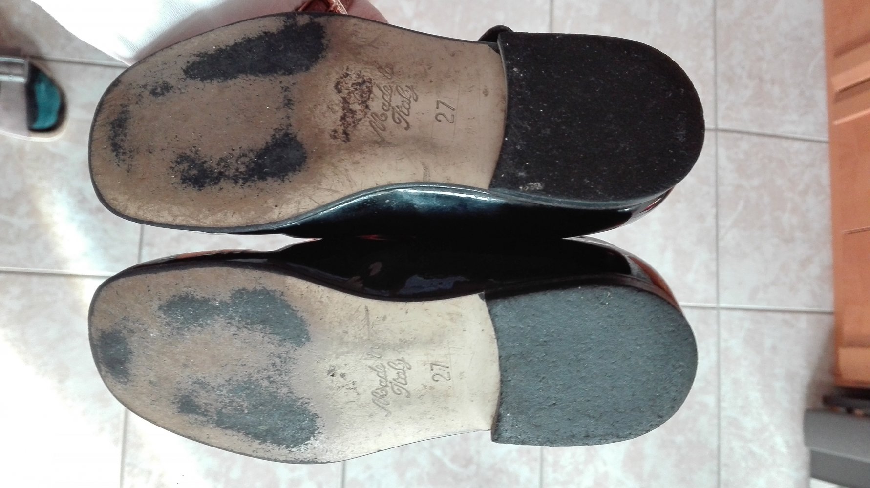 Lepi - schwarze Lackballerinas Gr. 27