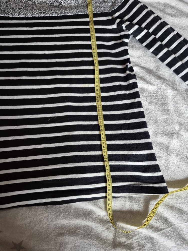 White Stuff: gestreifter, dünner Pullover Gr. 42