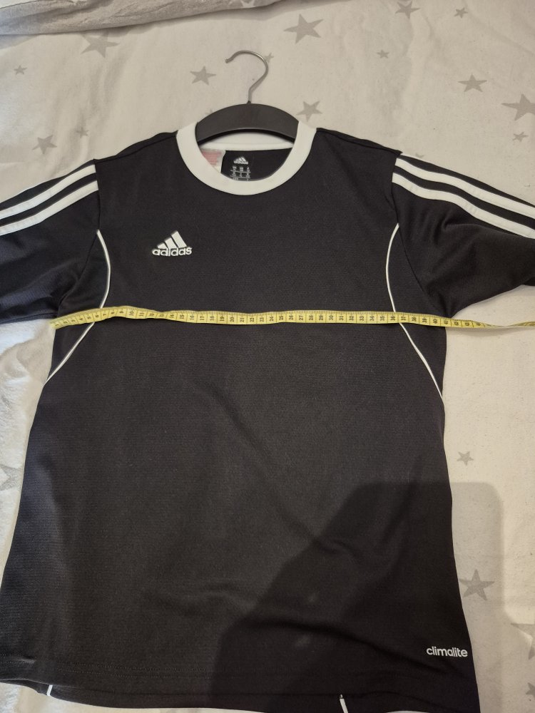 Adidas: schwarzes Sportshirt Gr. 152, top Zustand