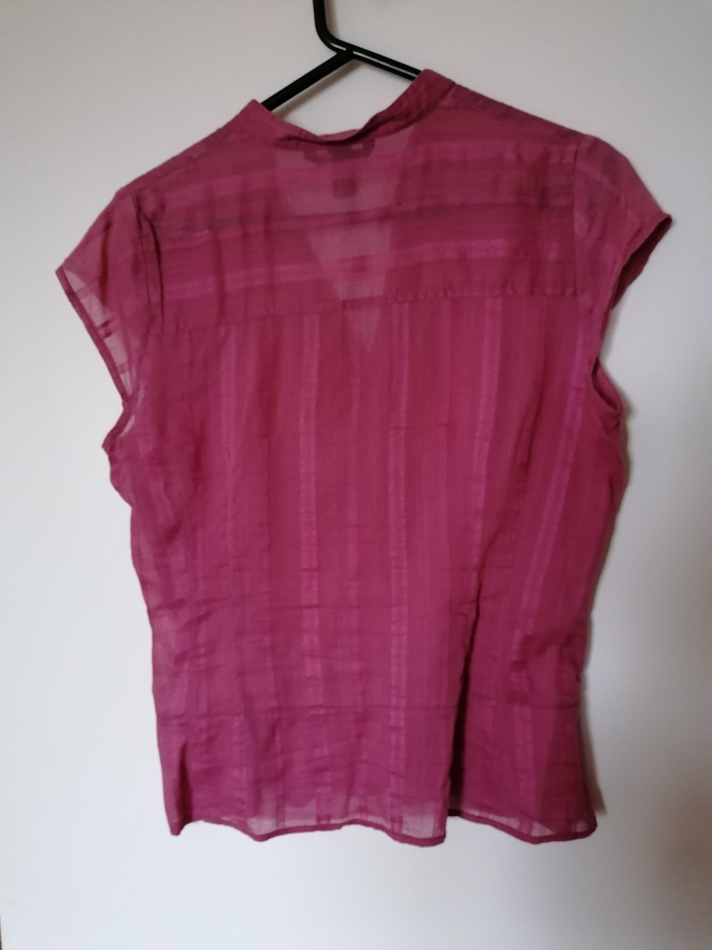 H&M: pinke ärmellose Bluse Gr. 42