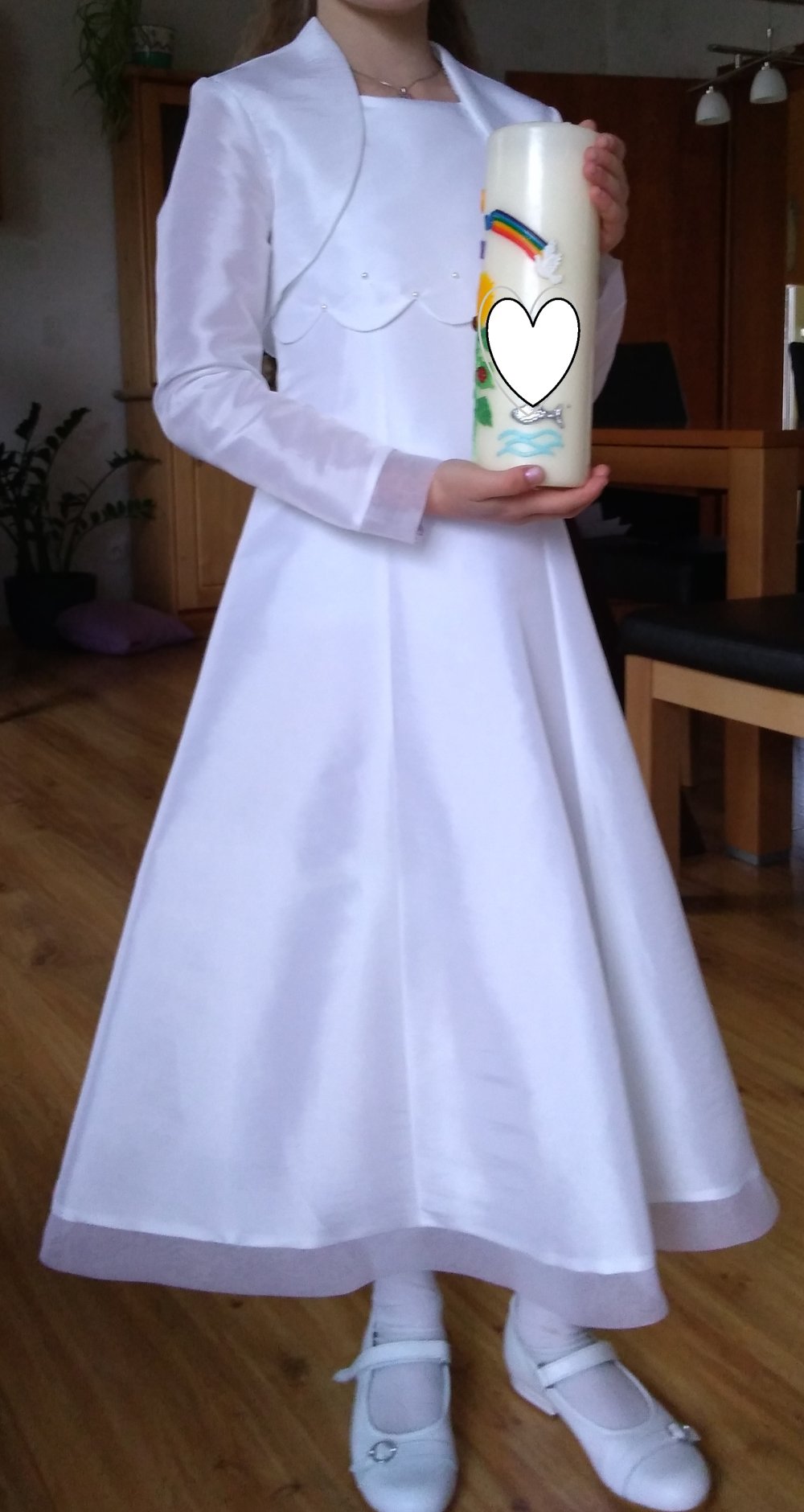 Bian Corella: Kommunionkleid mit passendem Bolero Gr. 128