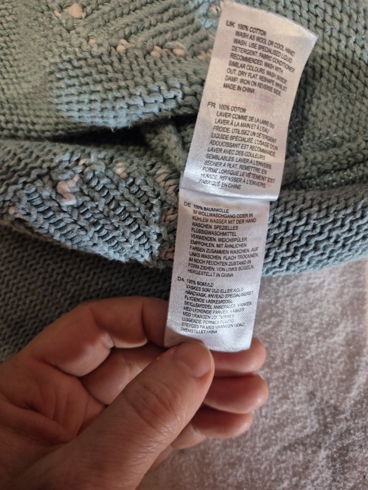 White Stuff: dicker Strickpullover mit Punkten Gr. 42 /44