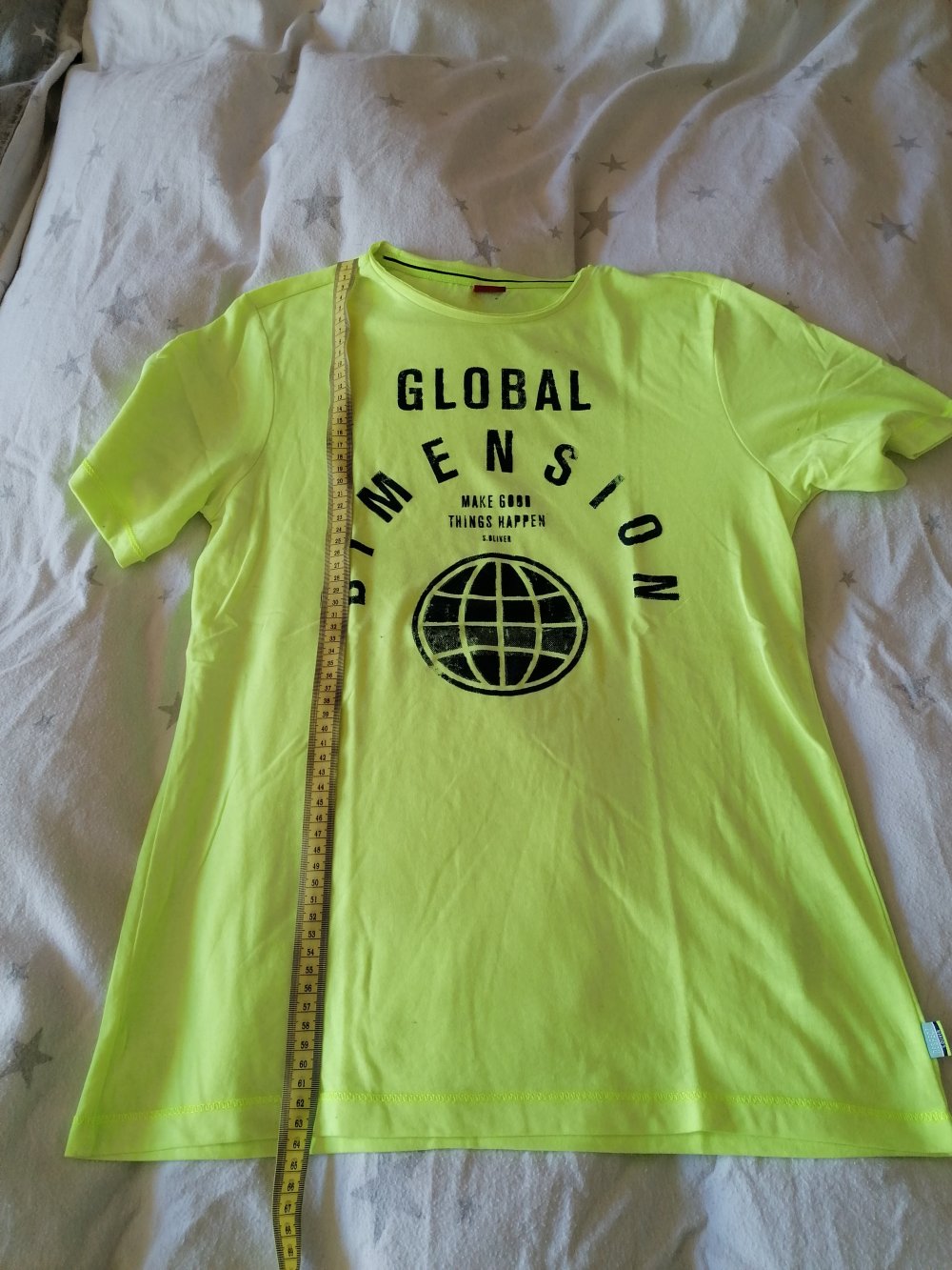 S. Oliver: neongelbes Shirt Gr. 164