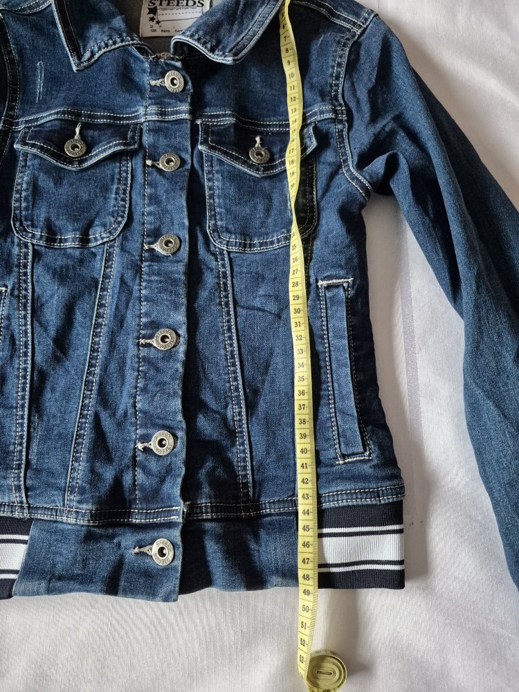 Steeds: Jeansjacke mit Pferdeprint Gr. 128