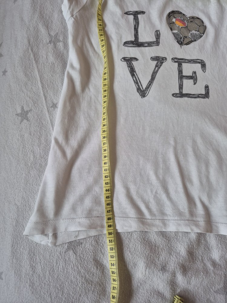 s.Oliver: weißes Shirt mit Aufdruck Gr. 140