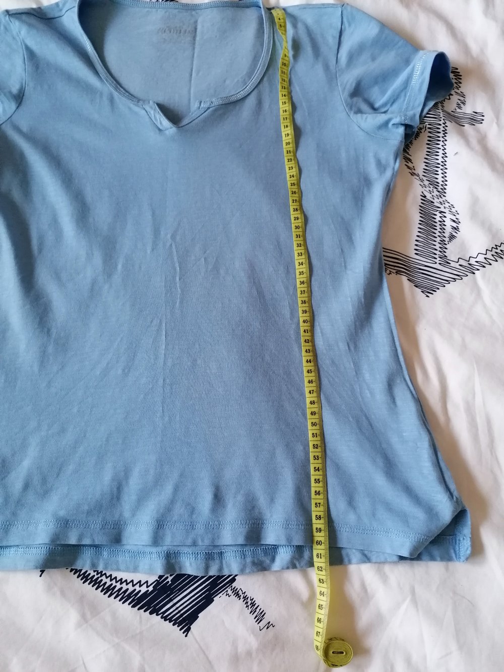 Hellblaues Basic TShirt Gr. 40