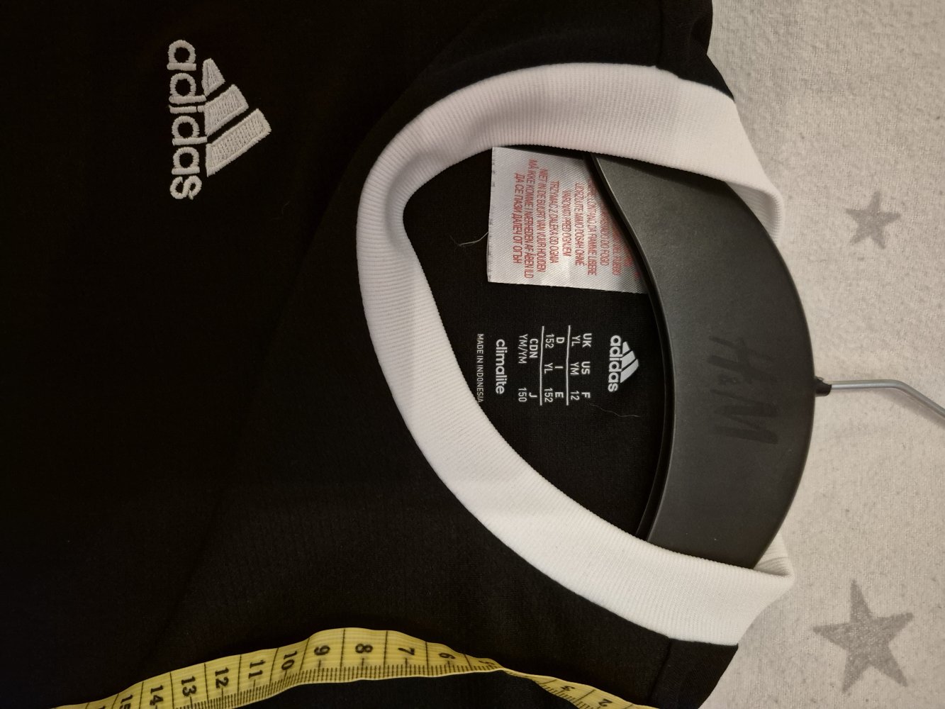 Adidas: schwarzes Sportshirt Gr. 152, top Zustand