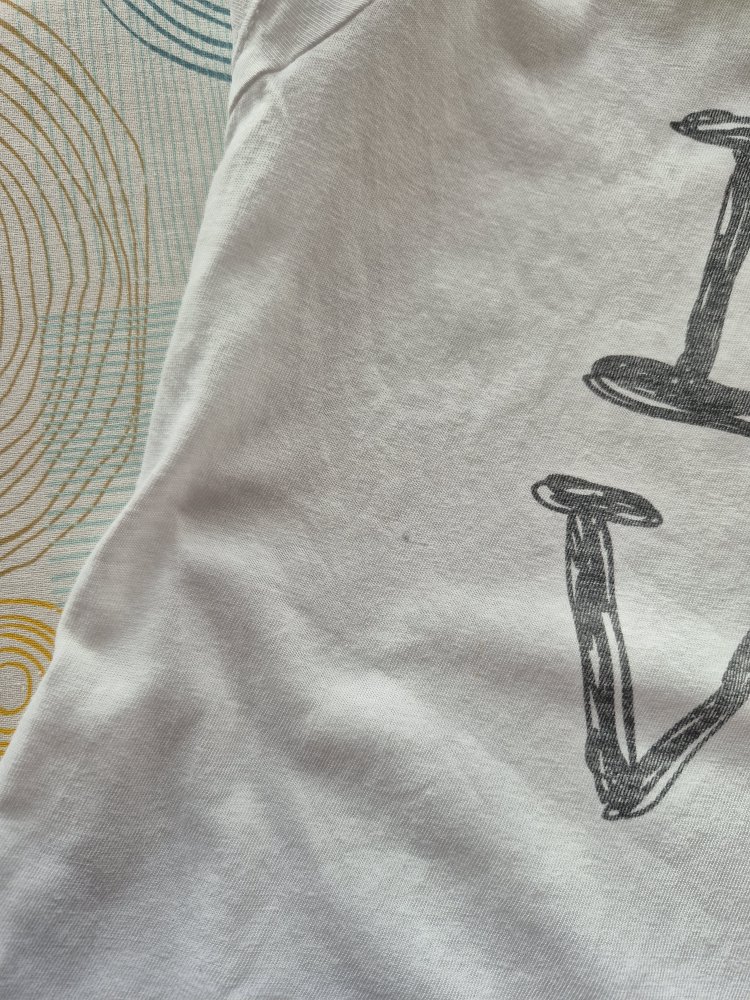 s.Oliver: weißes Shirt mit Aufdruck Gr. 140