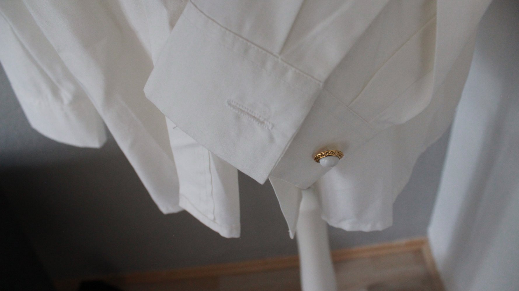 Vintage Bluse weiß 