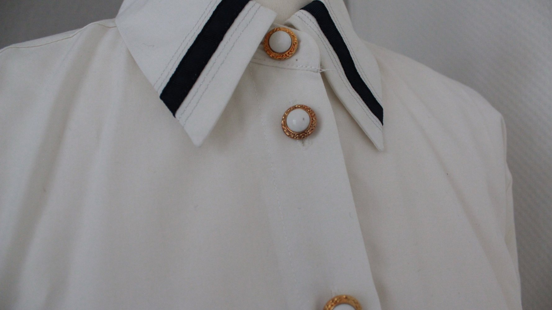 Vintage Bluse weiß 