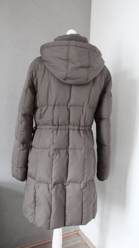 Winterjacke in grau-grün