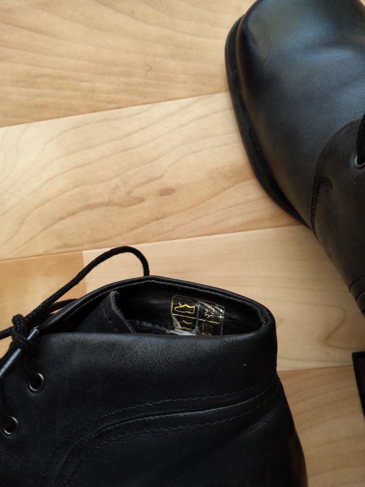 Retro-Absatzschuhe Schwarz