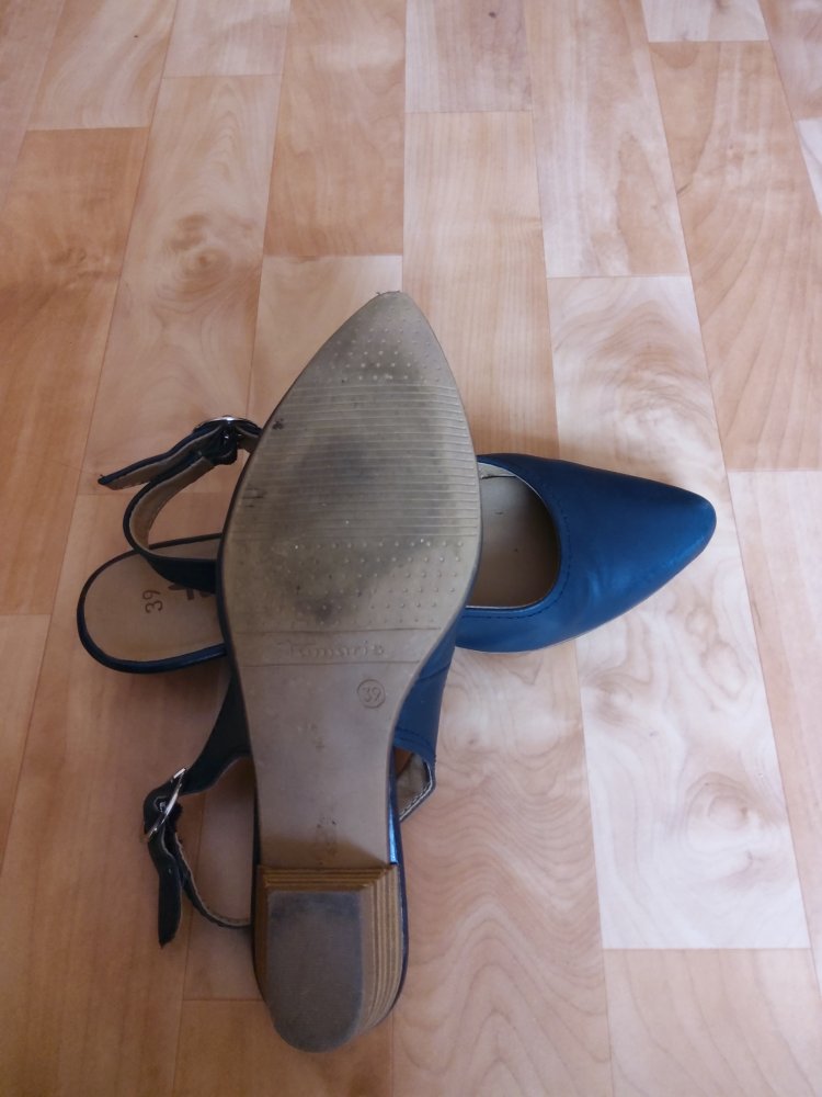 Slingbacks Blau
