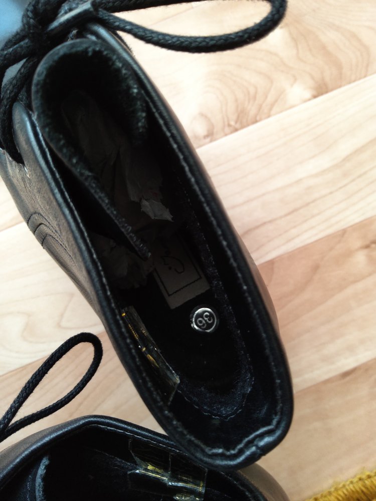 Retro-Absatzschuhe Schwarz