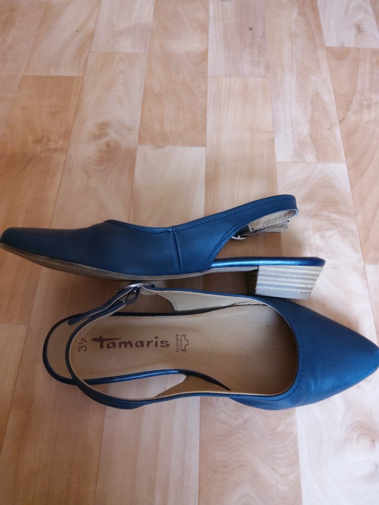 Slingbacks Blau